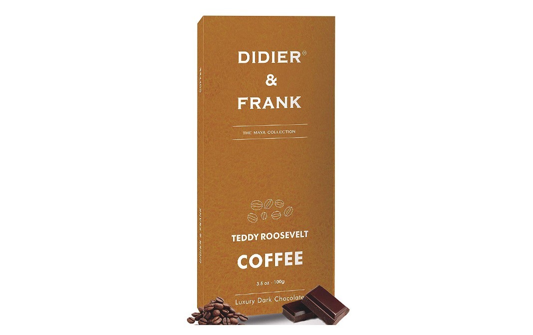 Didier & Frank Teddy Roosevelt Coffee Chocolate    Box  100 grams